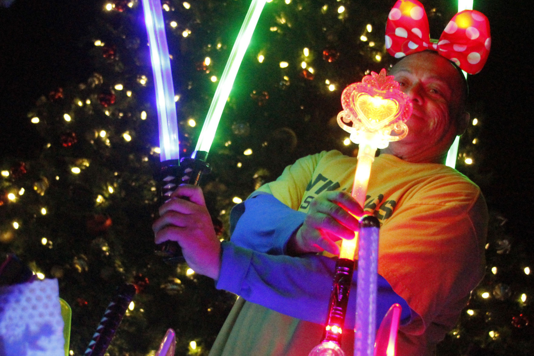 Christmas tree lighting